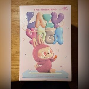 The Monsters Lazy Yoga -Sleeping Bunny Figure (Sealed) + Card (PopMart)